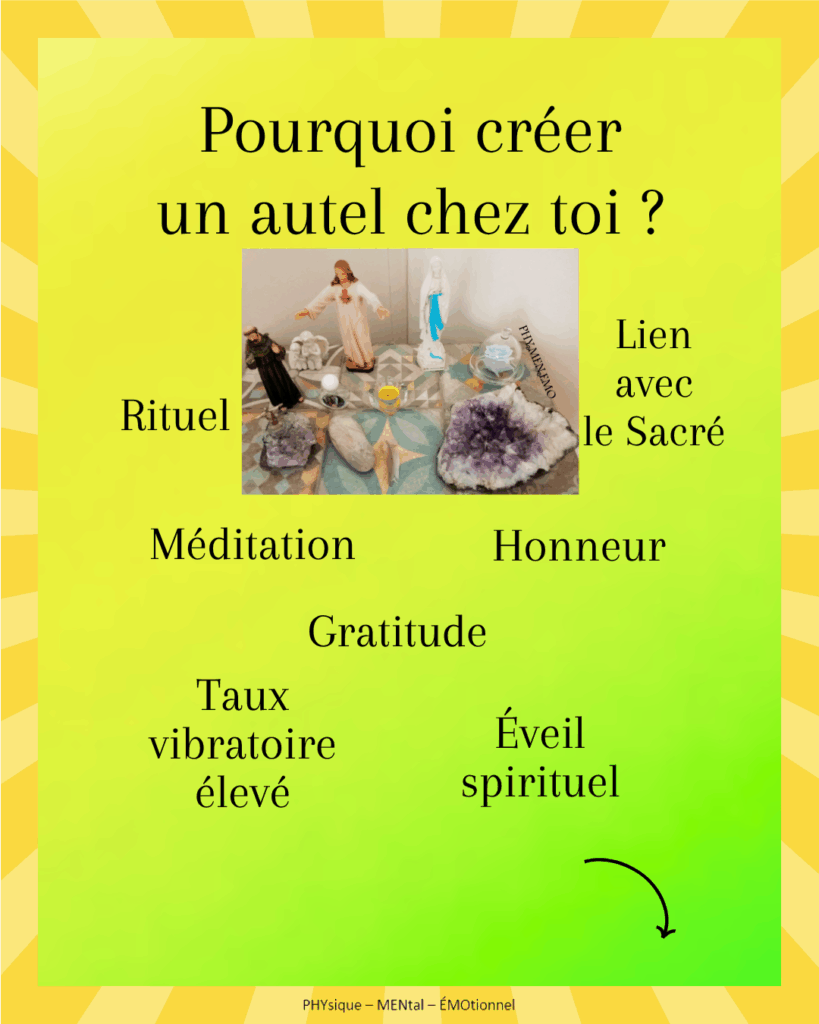 créer un autel chez soi